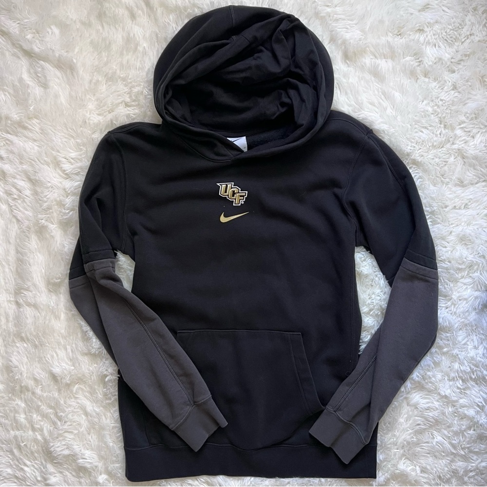 Nike UCF Black and Grey Logo Hoodie